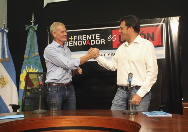Sergio Massa sumó a Francisco de Narváez al Frente Renovador