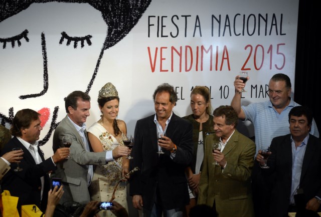 Carossi junto a Scioli en Mar del Plata