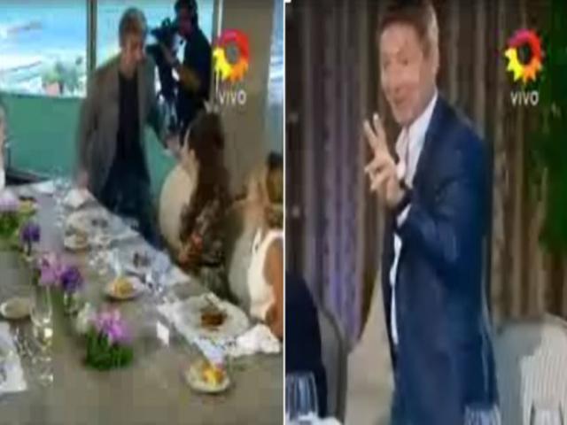 Adrián Suar y Ricardo Darín se levantaron de la mesa de Mirtha, en medio del almuerzo