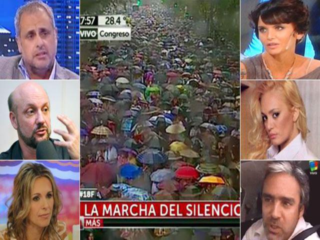 La marcha del silencio: los tweets de los famosos
