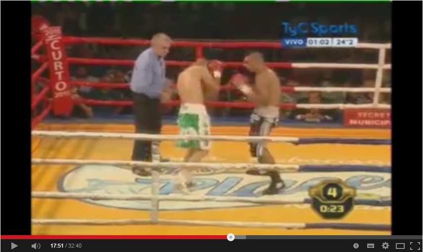 El video de la pelea de Ezequiel Romero