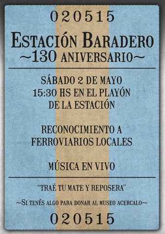 Festejos por el 130º Aniversario de la Estación del Ferrocarril
