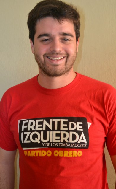 Marcos Carrizo es el Candidato a Intendente del PO en el Frente de Izquierda