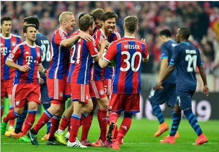 Barcelona y Bayern Munich semifinalistas de la Liga de Campeones
