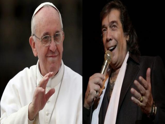 El saludo del Papa a Cacho Castaña para desearle una pronta mejoría