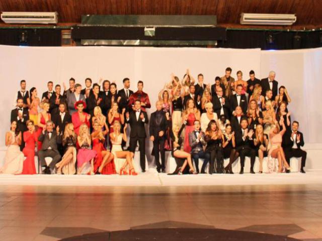 La foto con todos los participantes del “Bailando 2015″