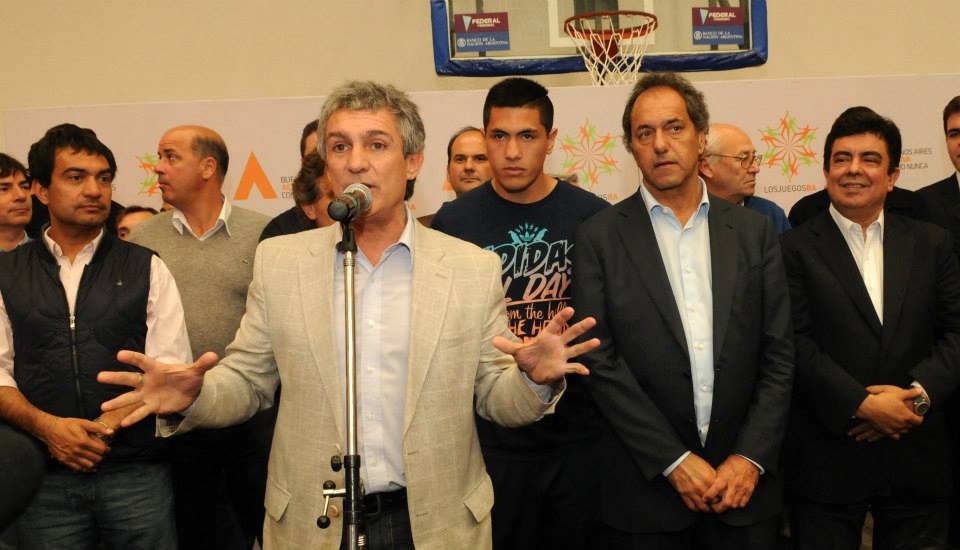 Scioli lanza con Los Juegos BA 2015
