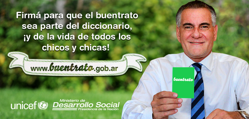 Tarjeta verde al buentrato