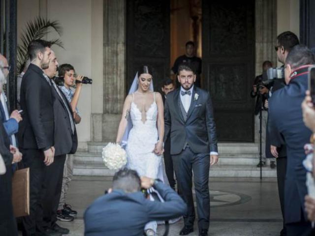 Se casó Diego Maradona Jr
