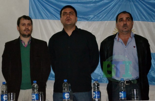 Con un duro discurso, Hereñú presentó su lista