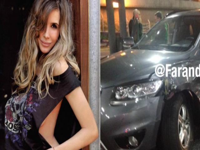 Susto para Guillermina Valdes: sufrió un accidente de tránsito