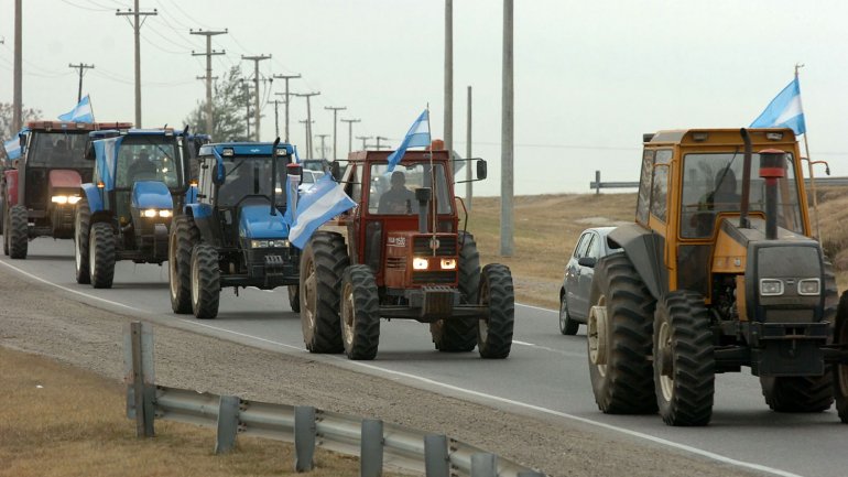 El campo inicia un paro de cinco días
