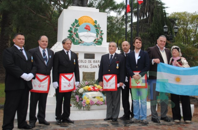 Se realizó el acto en homenaje al General San Martín