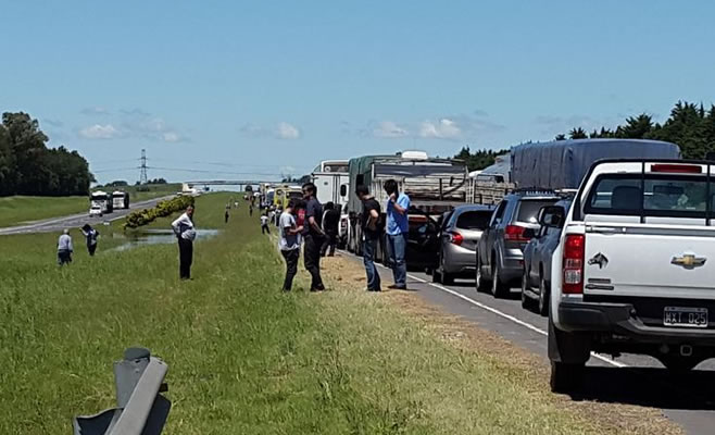 Informe de Vialidad. Continua con transito asistido Ruta 9 – Km 109. Importantes demoras