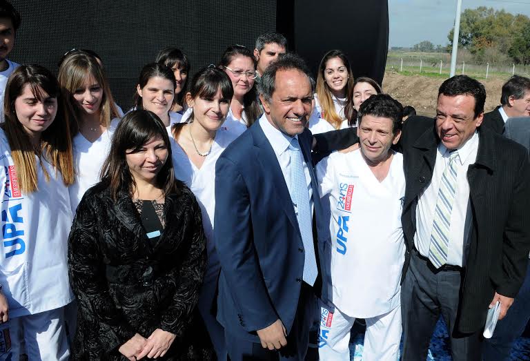 En campaña, Scioli inauguró hoy un Hospital UPA 24 en Zarate