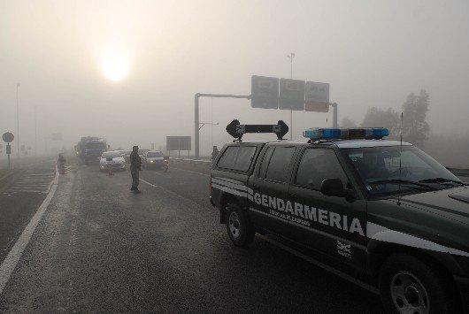 Vialidad Nacional: “km 109, se transita por un carril por cada sentido de circulación”