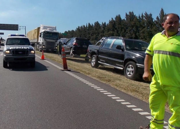 Vuelco en el Km 172: Tres personas heridas