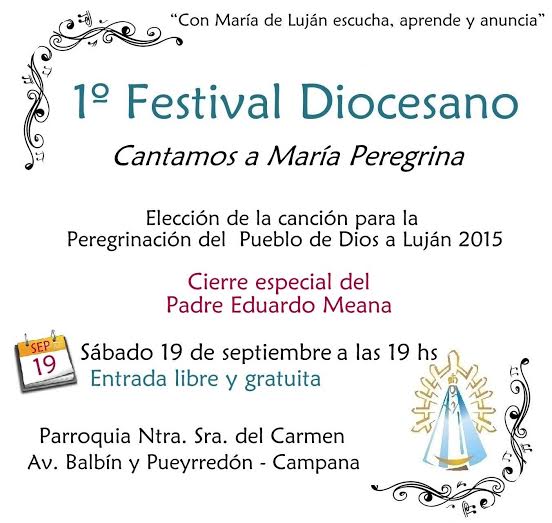 Festival Diocesano “Cantamos a María Peregrina”