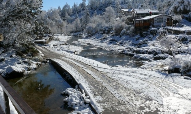 En plena primavera, la nieve cubrió las Altas Cumbres en Córdoba