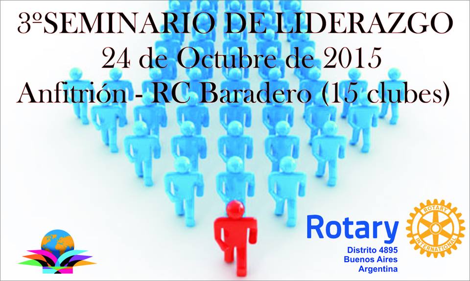 El Rotary realizará el III Seminario de Liderazgo en Baradero