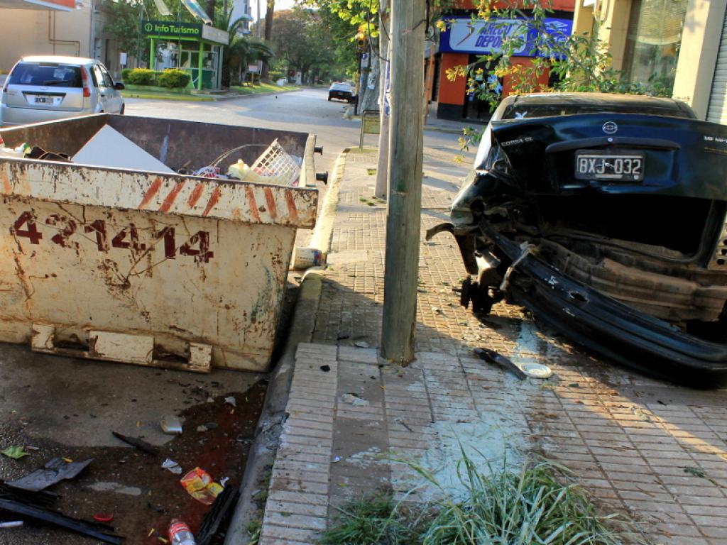 Violento accidente en San Pedro