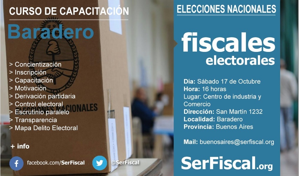 Capacitación para fiscales