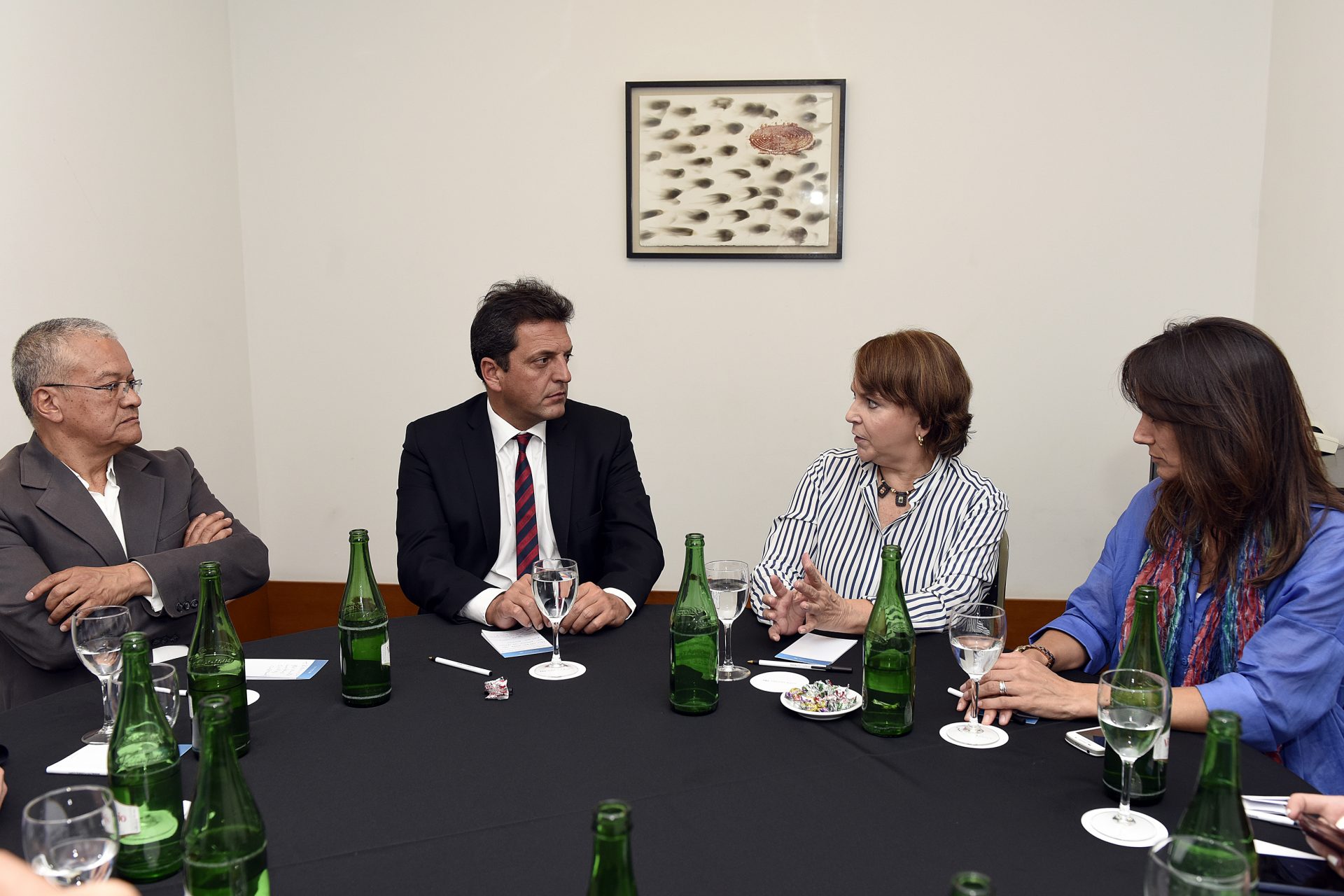 Massa en reuniones con eje en la agenda internacional