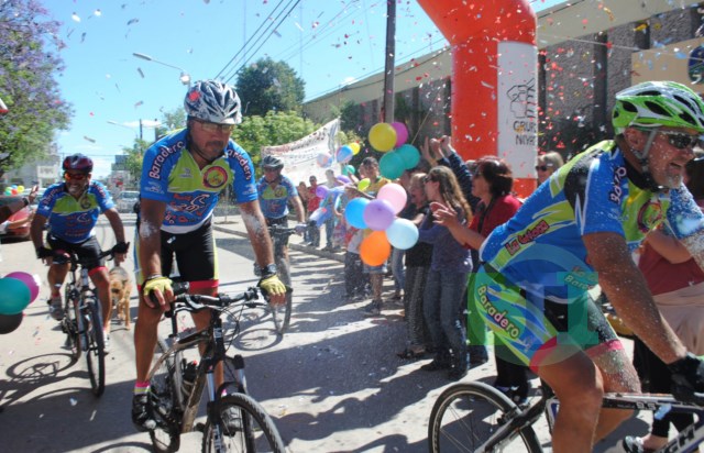 Medio país en bicicleta