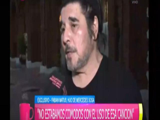 El hijo de Mercedes Sosa se le plantó a Mirtha Legrand