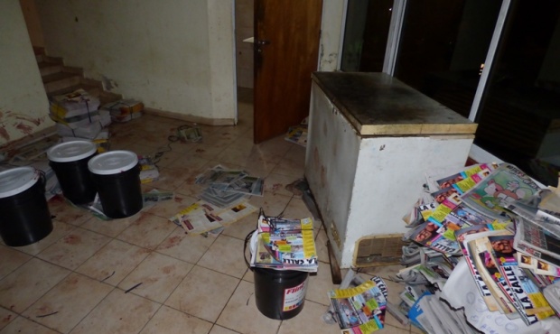 Feroz ataque y robo comando a un diario de Misiones