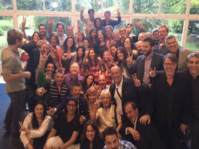 Actores se reunieron con Cristina Fernández