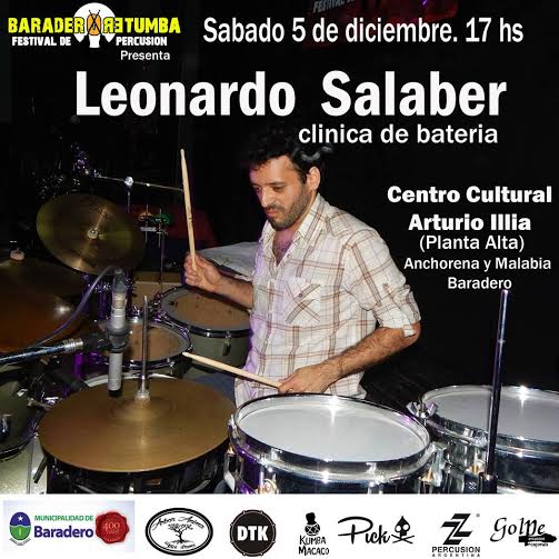 Clínica de Batería a cargo de Leo Salaber