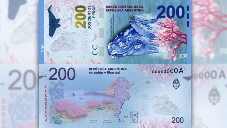 El Banco Central emitirá billetes de $200, $500 y $1.000 con figuras de animales