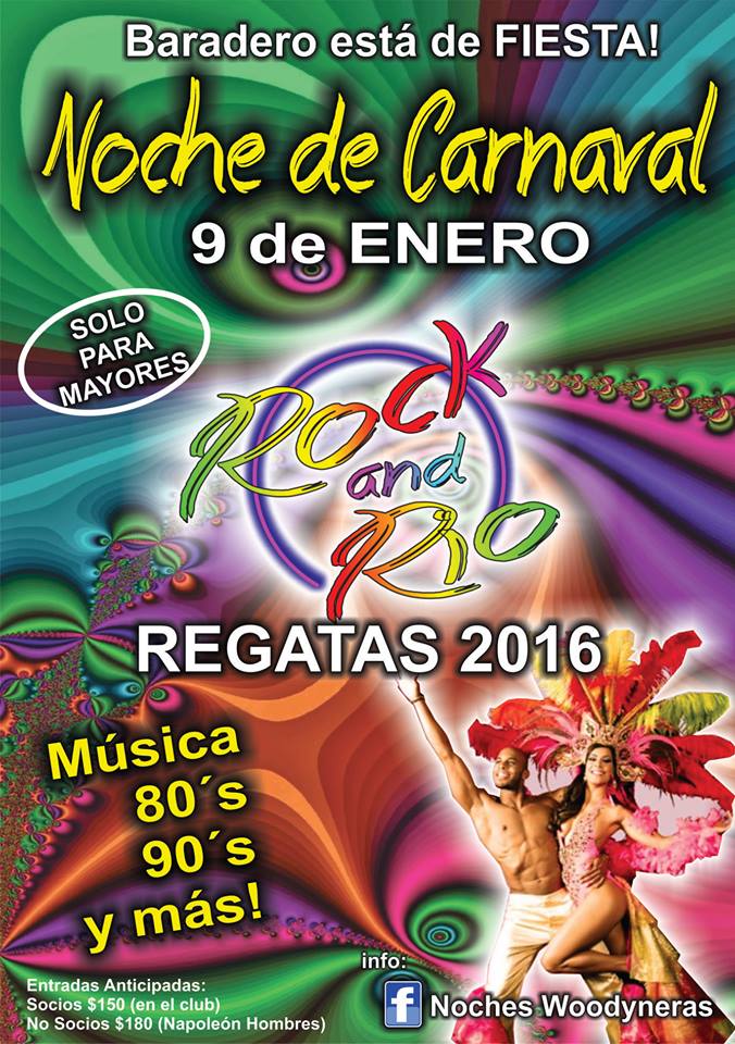 Rock and Río se realiza este sábado 9 de enero en Regatas