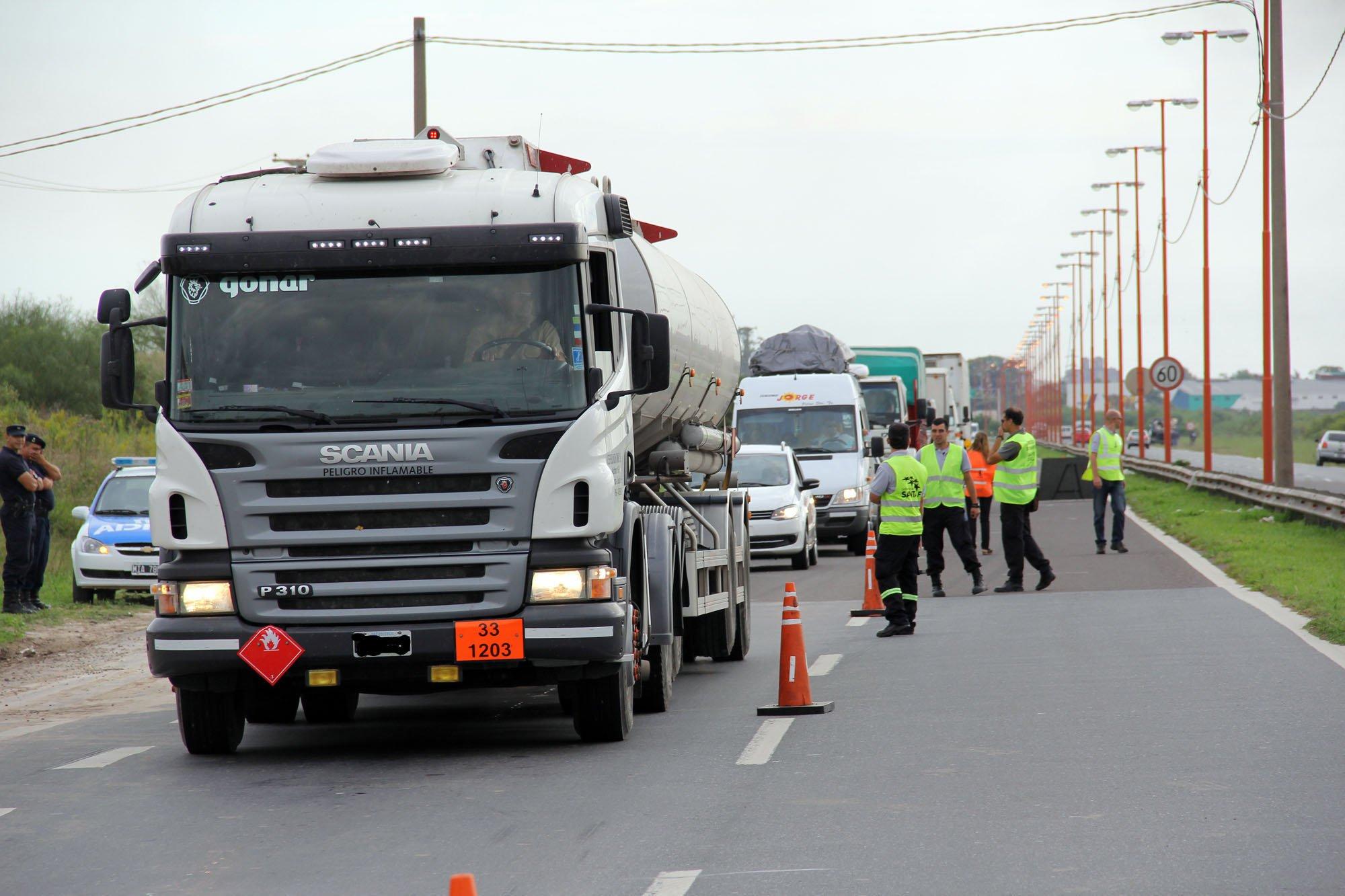 Restricción a la circulación de camiones por recambio de quincena