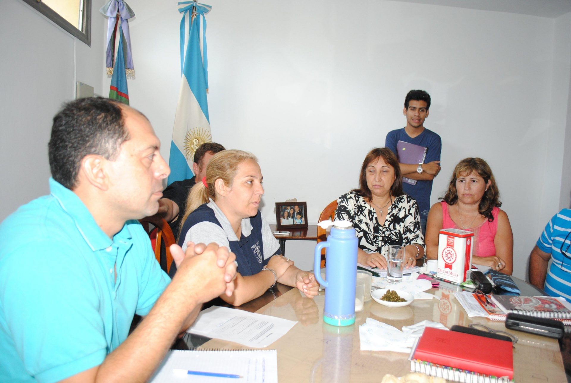 Reunión entre integrantes del HCD y Consejo Escolar Baradero