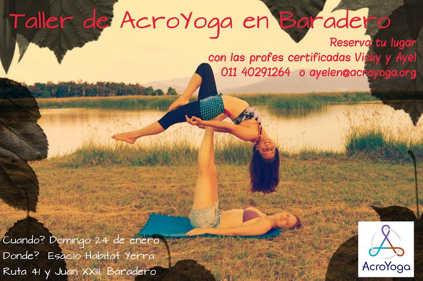 Taller de AcroYoga en Baradero