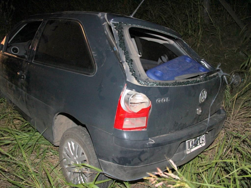 San Pedro. Violento despiste de auto sobre la Ruta 191