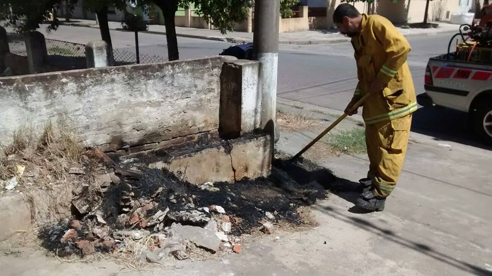 Bomberos recomienda no quemar basura