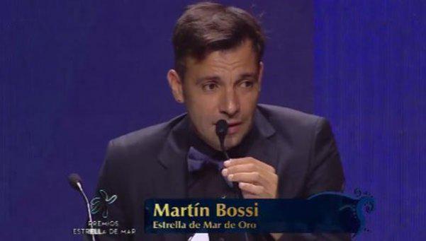 Martín Bossi se llevó el Oro en los Premios Estrella de Mar 2016