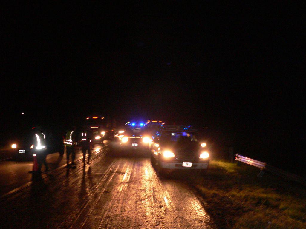 Colisión entre camiones sobre el kilómetro 172