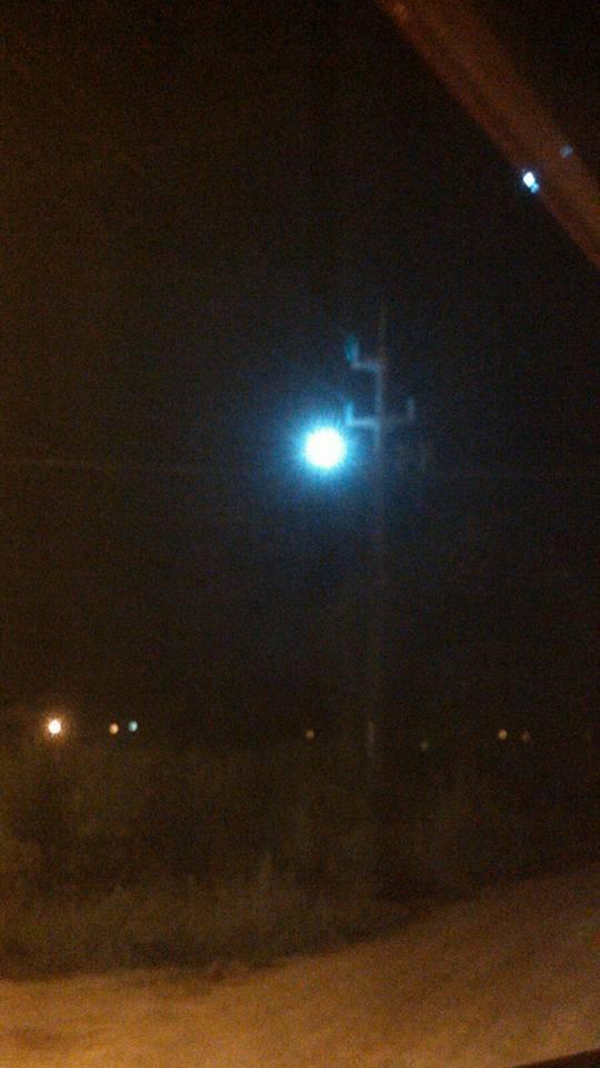 Incendio en el tendido eléctrico