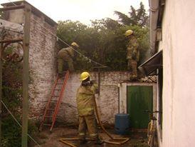 Incendio… «ajeno». Fuego en una casa céntrica