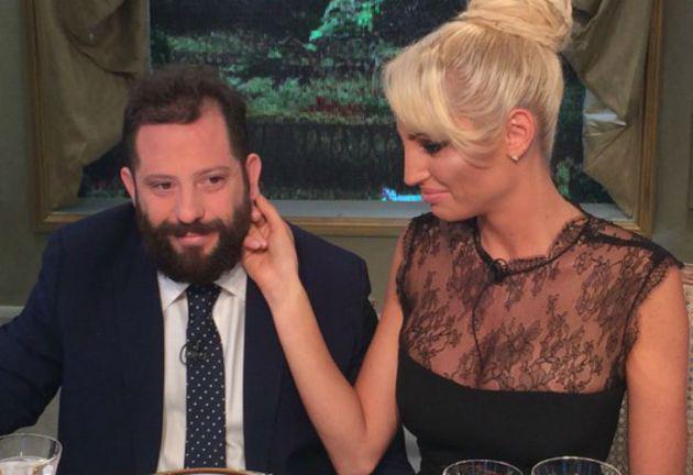 Vicky y Ottavis, juntos en la mesa de Mirtha