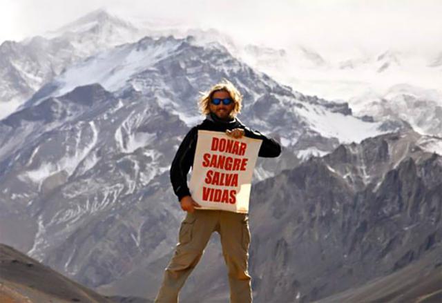 Facundo Arana practica para escalar una vez más el Aconcagua
