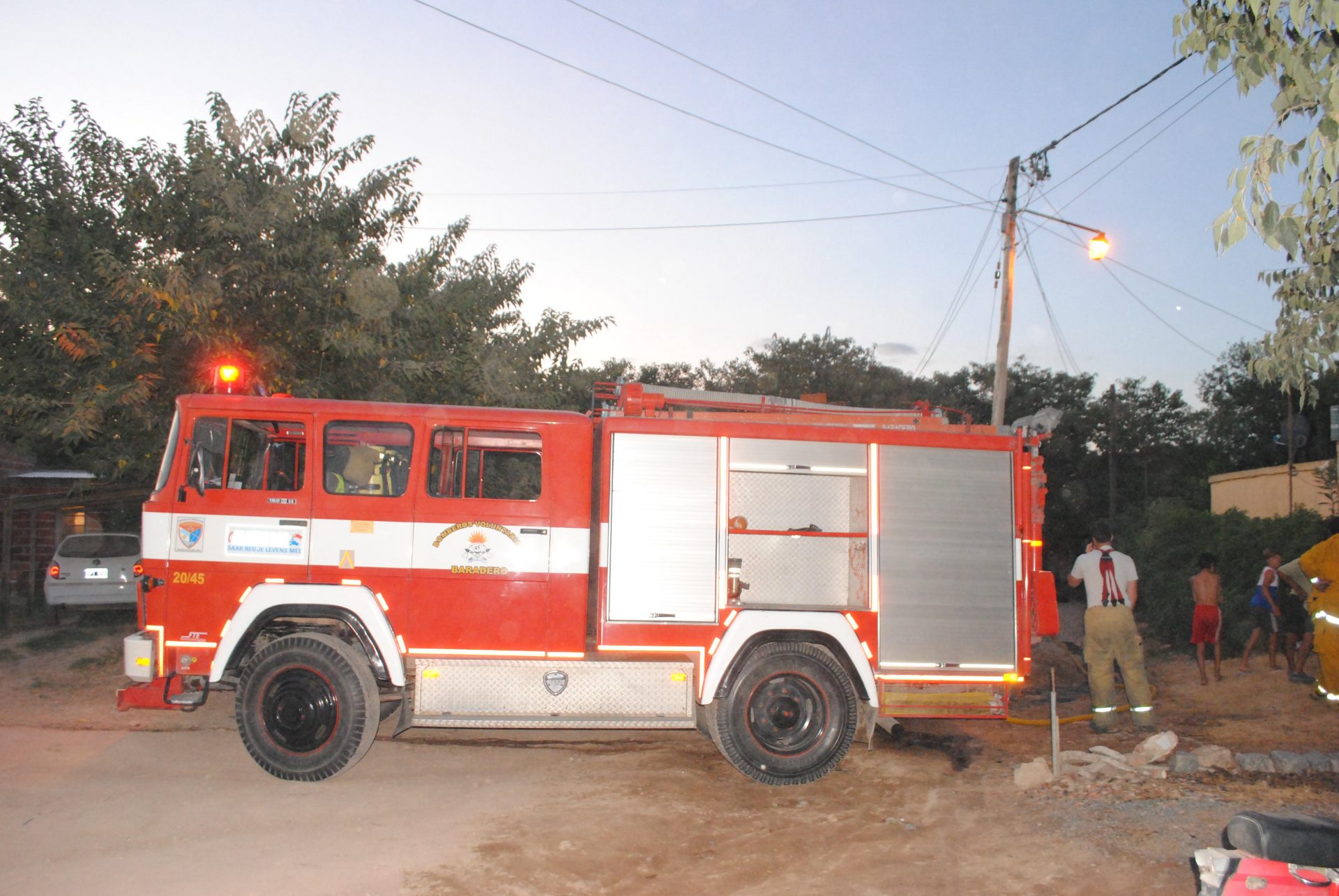 Incendio de un basural