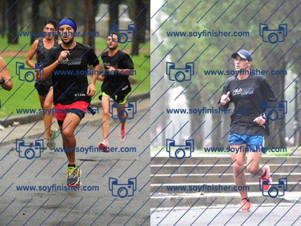 Fila Race. Ezequiel Barreto voló en Puerto madero