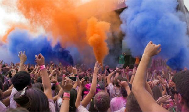Los peligros que encierran las fiestas de colores