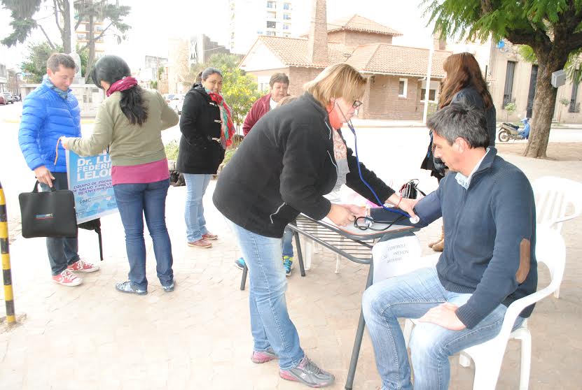 Jornada preventiva en la Plaza Mitre