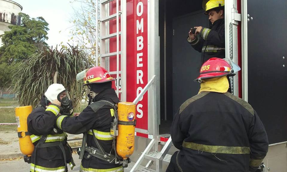 Bomberos realizó una importante capacitación para trabajos en espacios confinados